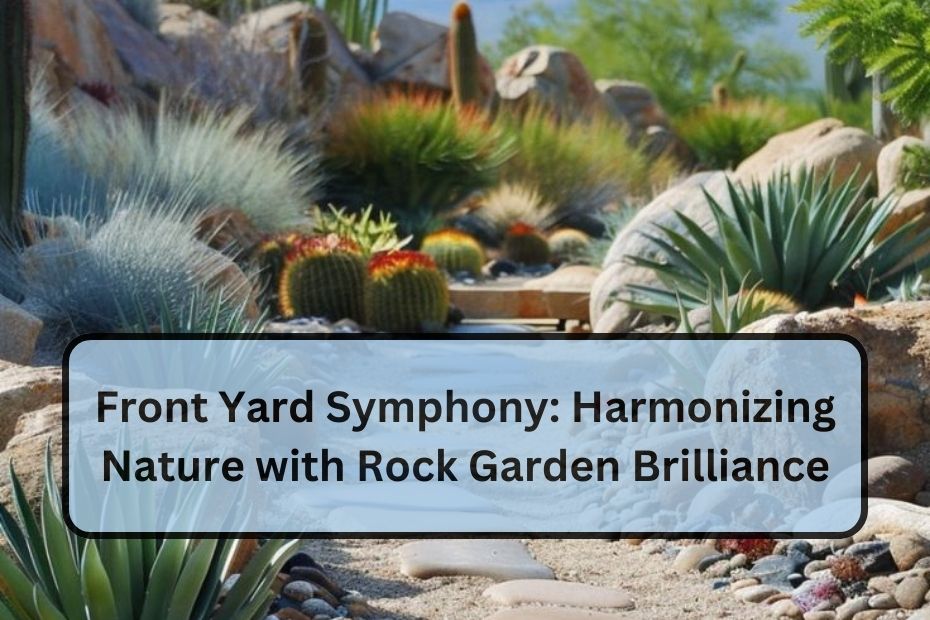 Front Yard Symphony: Harmonizing Nature with Rock Garden Brilliance