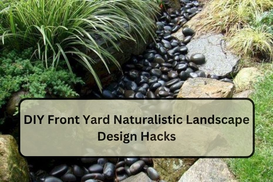 DIY Front Yard Naturalistic Landscape Design Hacks