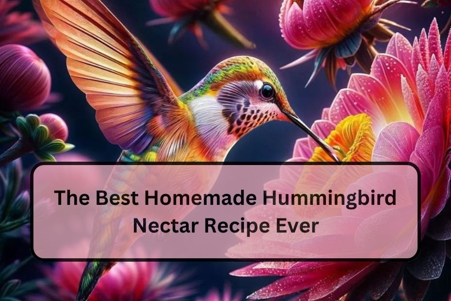 The Best Homemade Hummingbird Nectar Recipe Ever